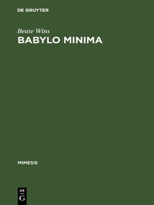 cover image of Babylo minima